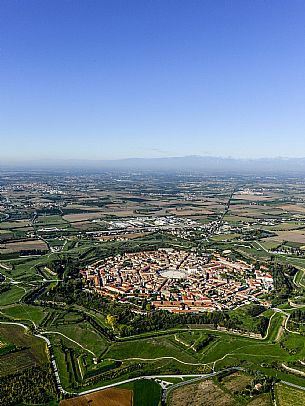 Aereal view of Palmanova